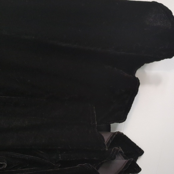 The Ophilus Y2K velvet sleeveless asymmetrical lagenlook boho made in USA Tunic - Picture 3 of 7